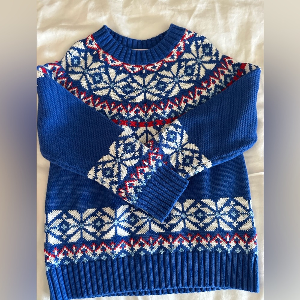 CPC Classic Prep size 4T cotton fair isle sweater